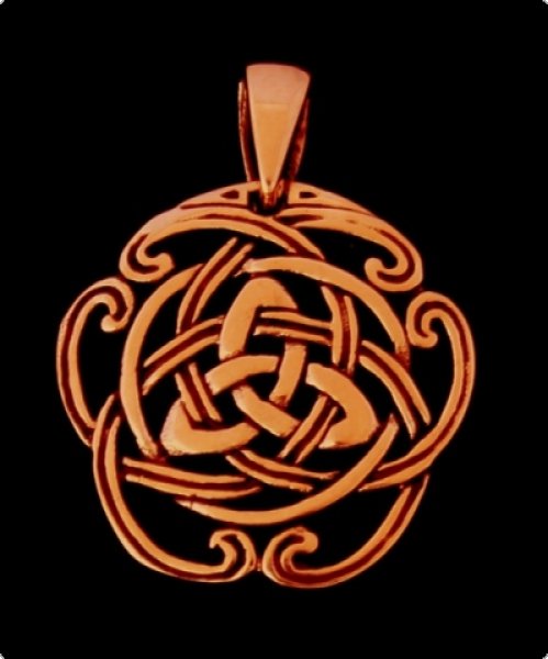 Keltenanhänger Celtic Trinity Bronze