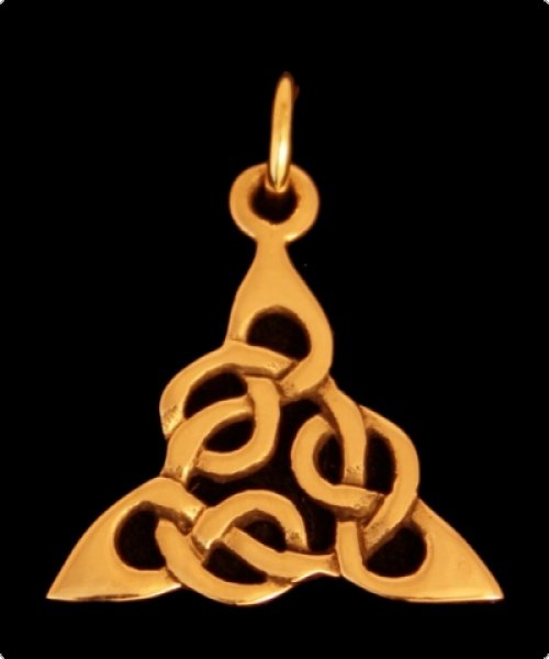 Anhänger Celtic Triangle Bronze
