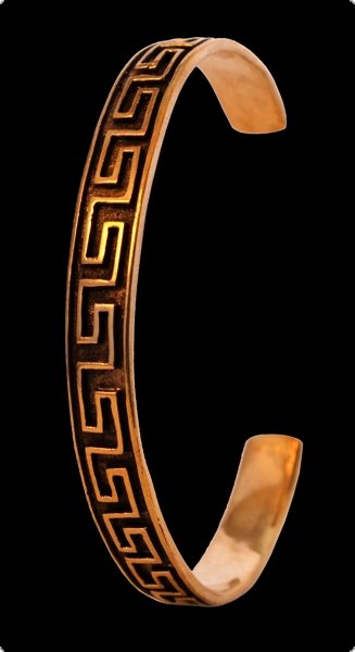 Bronzearmreif Mäander