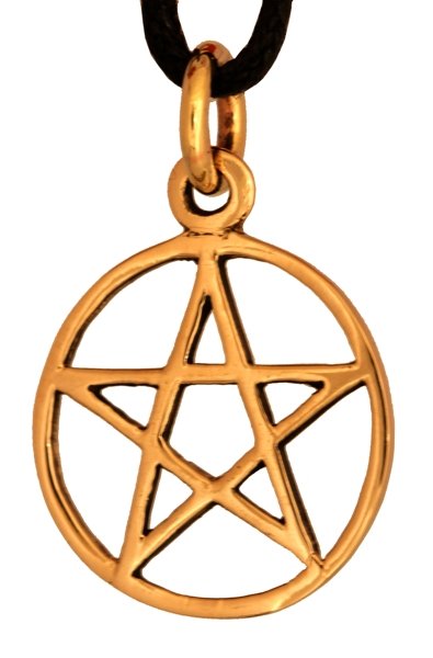 Bronzeanhänger Pentagramm Penarddun