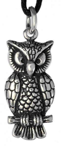 Silberanhänger Noctua Eule