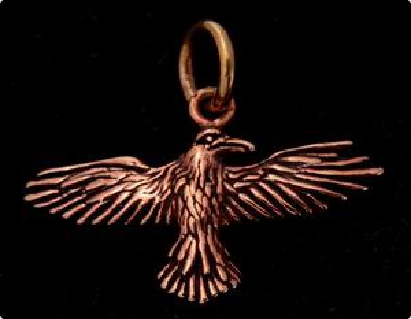 Anhänger Rabe klein