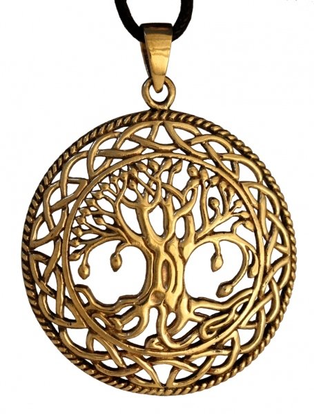 Bronzeanhänger Lebensbaum Runa