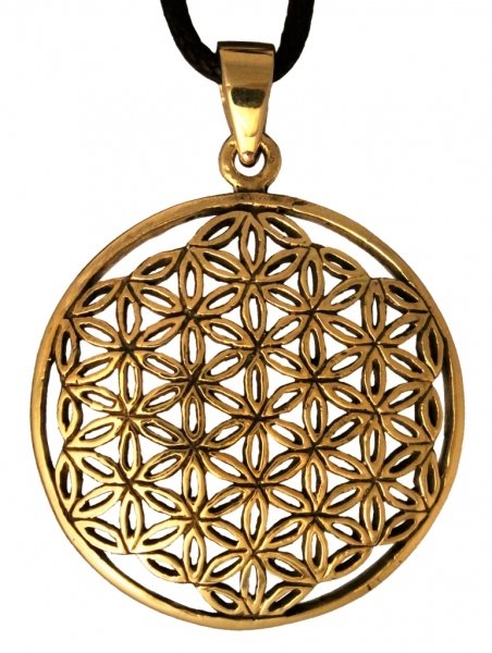 Anhänger Die Blume des Lebens Bronze