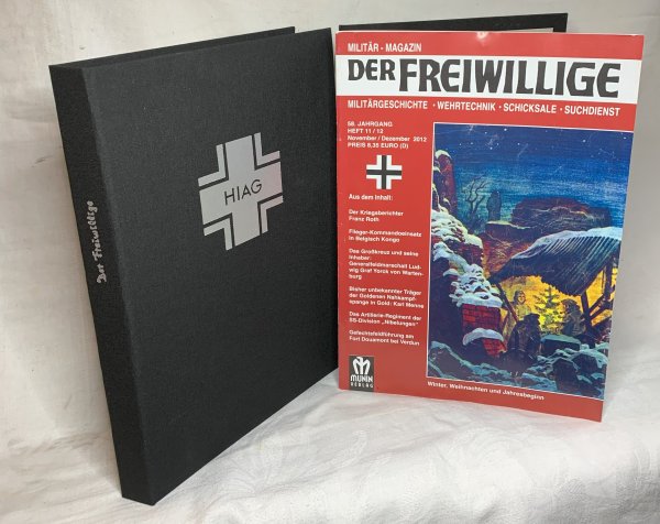 "Der Freiwillige" dekorativer Einbanddecke für jeweils einen Jahrgang